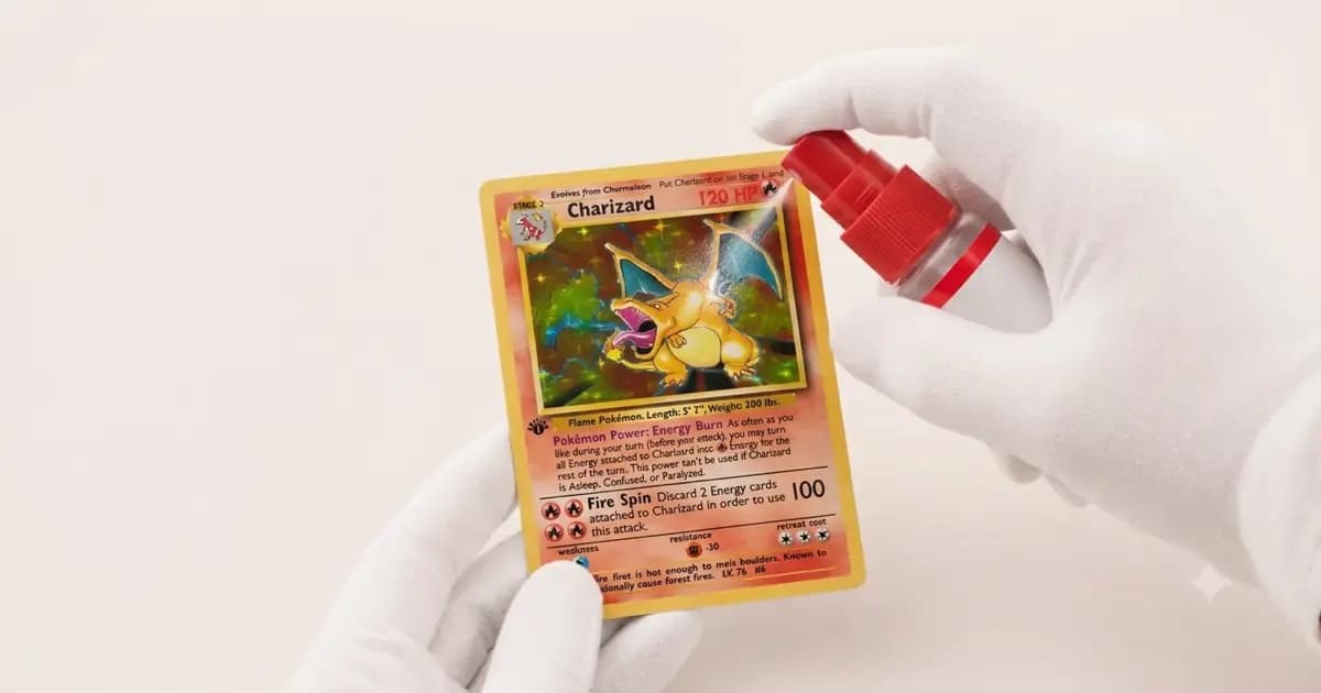Are Pokémon card cleaning sprays safe?