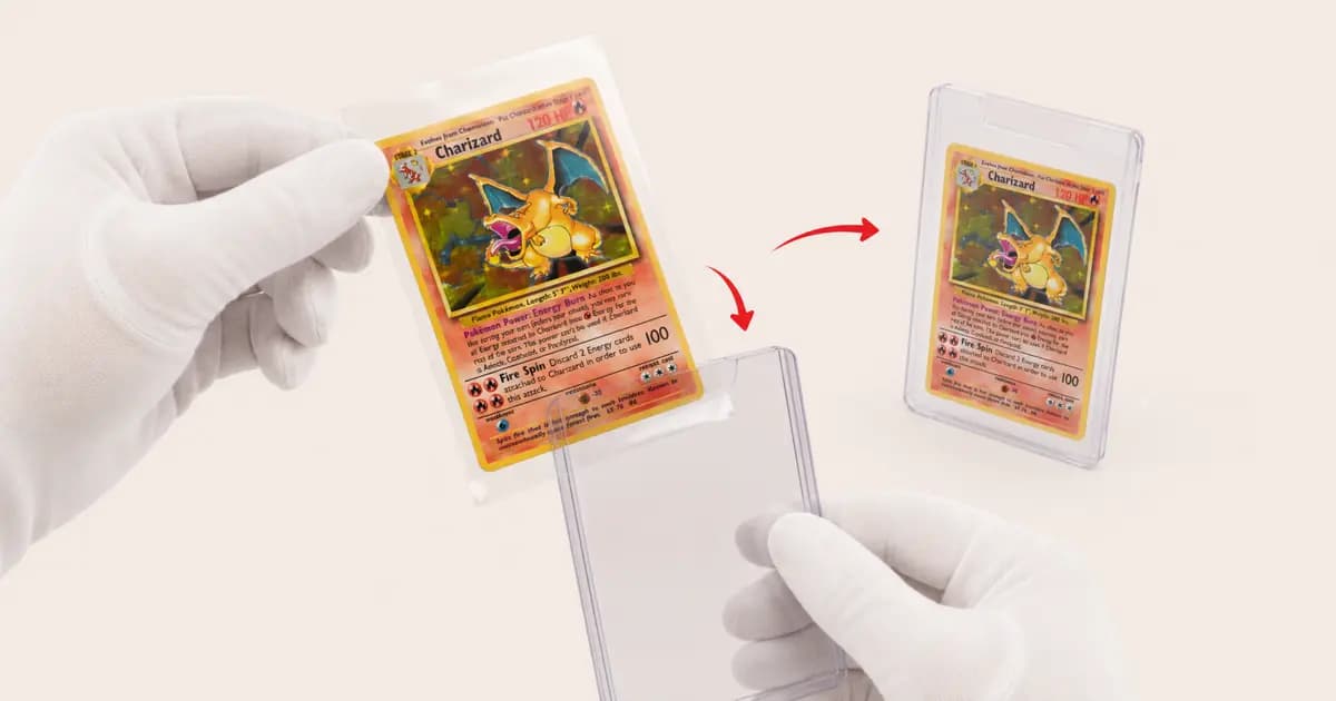 How to prepare a Pokémon card for PSA grading