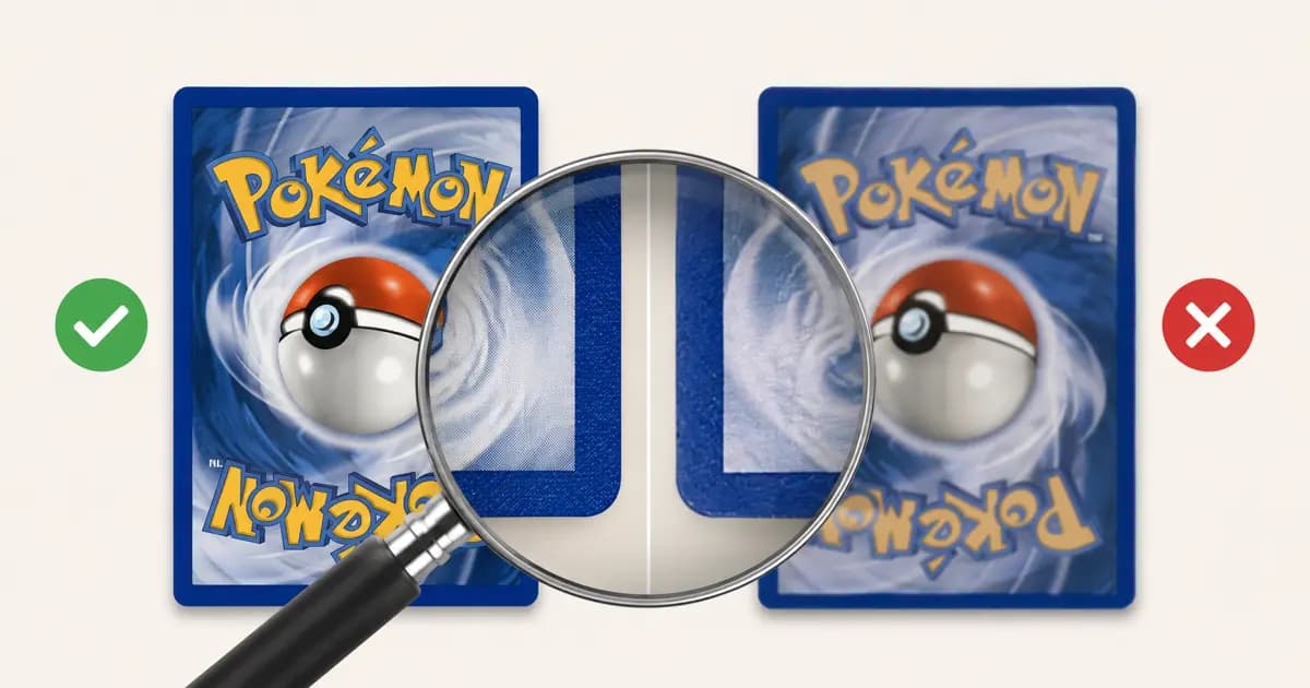 How to spot a fake Pokémon card (the tests that actually work)